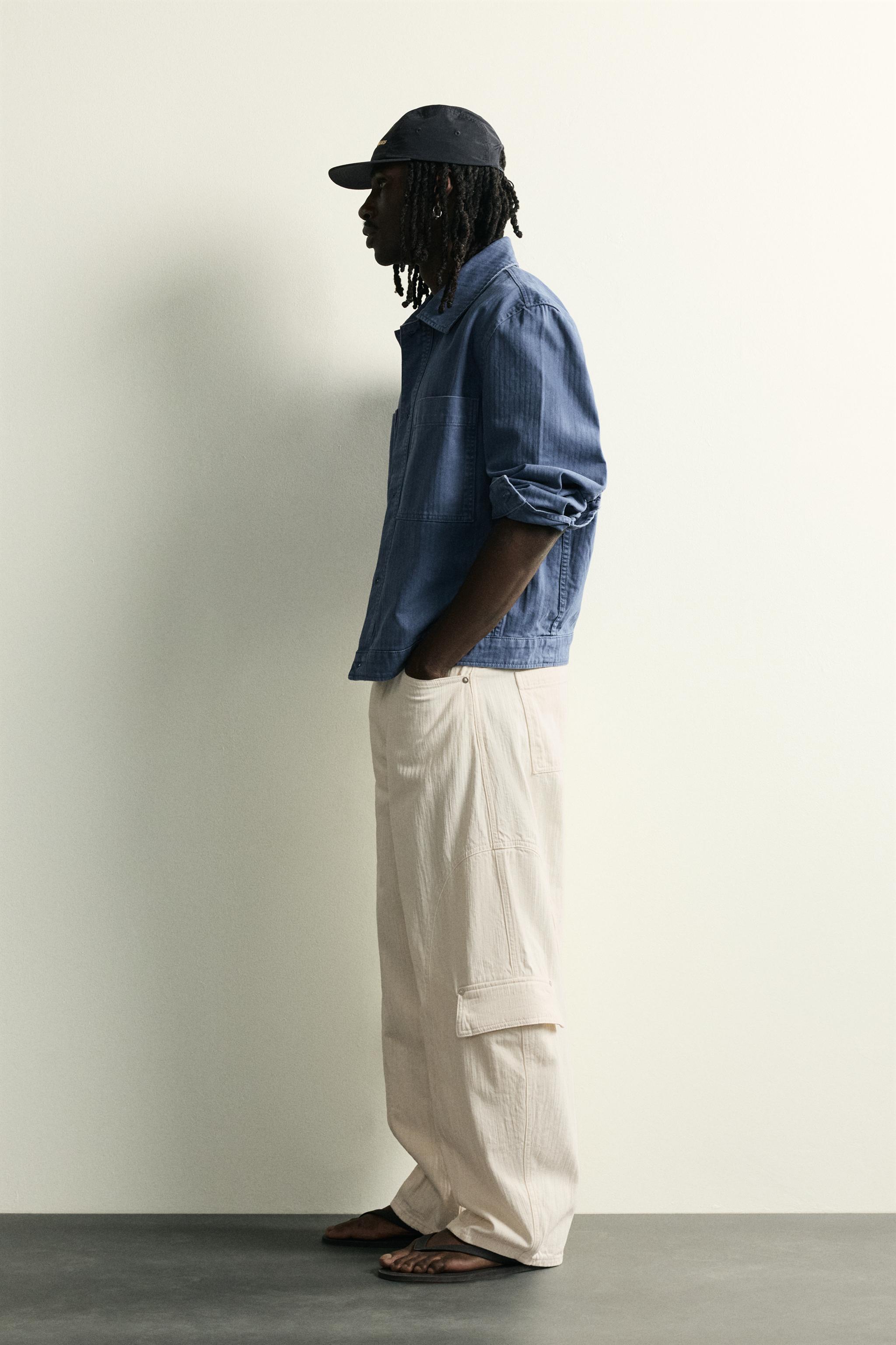 BALLOON FIT CARGO JEANS